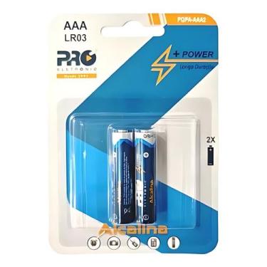 Imagem de Pilha Palito Alcalina Aaa Proeletronic 2 Unidades Cartela 3a