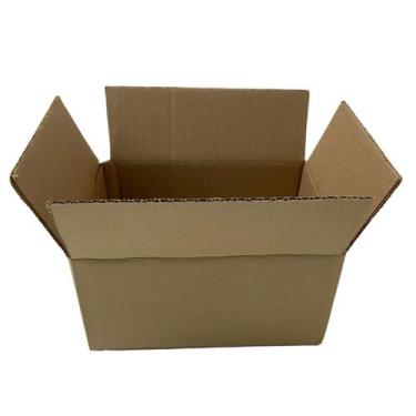 Imagem de Caixa para Envios de E-commerce de Papelão SemiKraft 16x11x8 com 10 Un