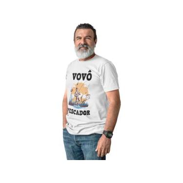 Imagem de Camiseta Vovô Frases Dia Dos Pais Frase Avô Nomes Branca - Del France,