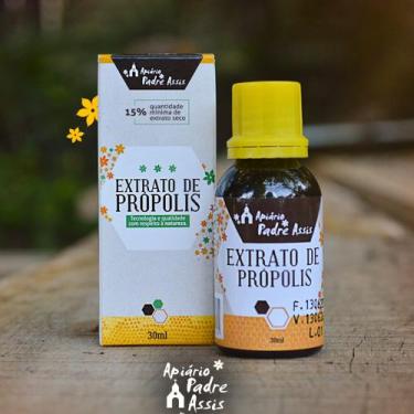 Imagem de Extrato de Propolis Marron- 30 Ml - Apiario Padre assis 
