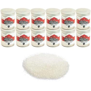 Imagem de Glíter PVC Cristal 3G  Pacote com 12 Potes - Honey