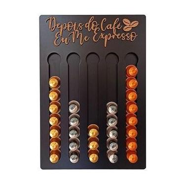 Imagem de Porta Cápsulas Nespresso - Preto  Depois do Café Me Expresso - Facris