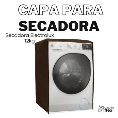 Imagem de Capa secadora electrolux 12kg transparente flex - Capas Flex, MARROM