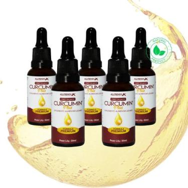 Imagem de Kit 5 óleo Natural Premium Tumeric Original Formula Inovadora - ALLTRE