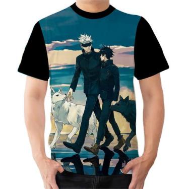 Imagem de Camiseta Camisa Ads  Megumi e Gojo Jujutsu Kaisen Anime - Fabriqueta, 