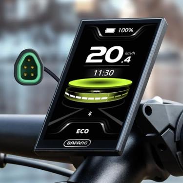 Imagem de BAFANG Bafang display c010 para m400, m500 mid motor 0-6 níveis de assistência de pedal ebike display de computador com luz de fundo automática pode protocolo