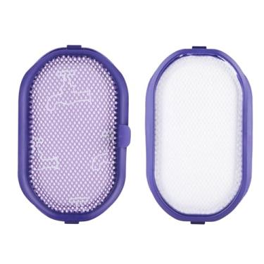 Imagem de Filtro de Aspirador de pó para DC30 DC31 DC34 DC35 DC44 DC45 DC56 Poeira Doméstica Eficiente Molde de Pólen Esporos Lavável Filtro Pré-motor Roxo Branco Tamanho 15,8 X 10 X 1,3 Cm