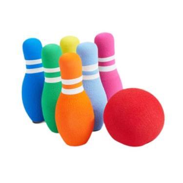Imagem de YIJU Crianças conjunto de boliche brinquedo de boliche, desenvolvimento precoce educacional engraçado festa favores crianças jogos jogo de boliche para