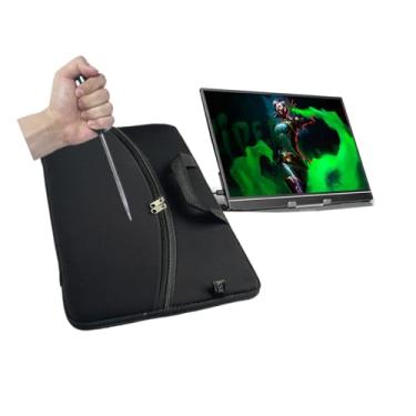 Imagem de Capa Case Protetora Lado Rígido Tela Monitor Portátil (Preto, 16,1")