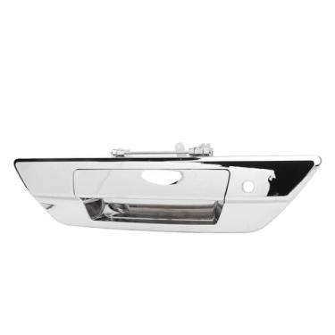 Imagem de Maçaneta Porta Traseira Com Fechadura 690900K100 para 2015-2018 | Substituição Alça Traseira do Caminhão para Maior Segurança e Estilo (Galvanizado)