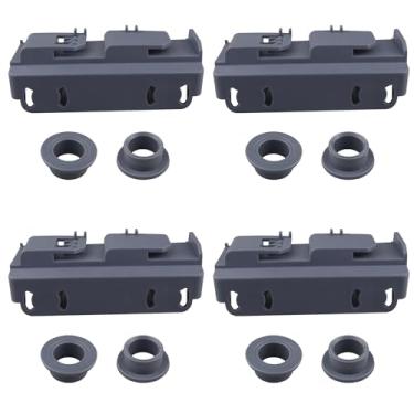 Imagem de Pacote com 4 cestas de lava-louças WD28X27241, kit de suporte e rolo, peça de substituição compatível com rodas inferiores de lava-louças GE, serve para os lados L e R, substitui WD12X10439 WD12X10438