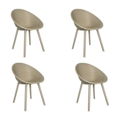 Imagem de Kit 4 Cadeiras Drops Fendi Rivatti