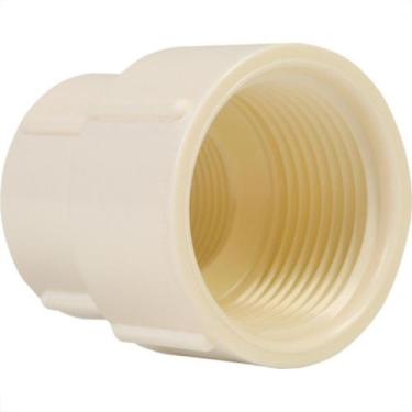 Imagem de Luva Branca Krona Rosca 3/4X1/2'' Reducao - Kit C/25 Pecas