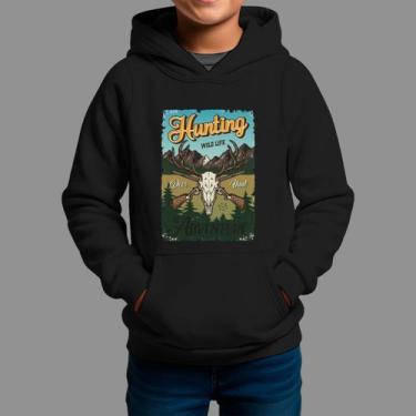 Imagem de Moletom Canguru Infantil Basico Masculino Moda De Country confortável 