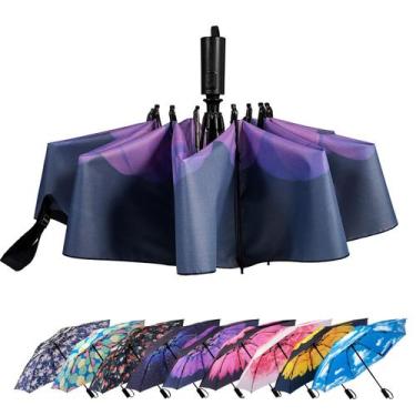 Imagem de Guarda-chuva LANBRELLA Compacto Invertido - Dobrável e Automático