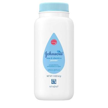 Imagem de Talco Johnson's Baby - Amido de Milho, Aloe e Vitamina E (45ml x 24 un