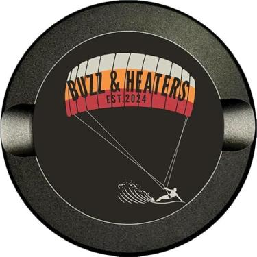 Imagem de Buzz & Heaters Recipiente de metal para Zyn | Suporte de metal para Zyn | Lata de metal para Zyn | Caixas de metal para suporte Zyn | Latas de bolsa de metal para Zyn | Kite Surf para embarcações