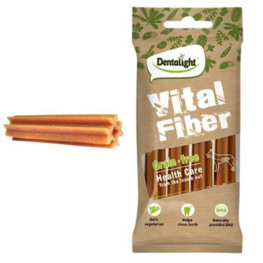 Imagem de Petisco Natural para Cachorro Vital Fiber Haste M 4 Un. 70g - Dentalig