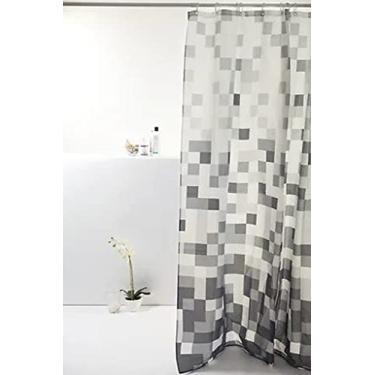 Imagem de CORTINA BOX POLIESTER 1.98X1.80M PIXEL CINZA 820184