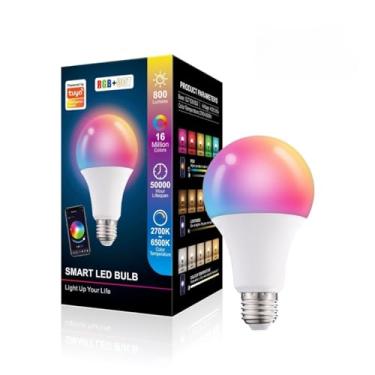 Imagem de Lâmpada Inteligente E27 Rgb 15W 800 Lumens Bivolt 2700K-6500K 16 Milhóes de Cores
