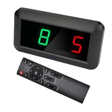 Imagem de Vaveren Placar eletrônico com remoto, balcão de pontuação, guardião de pontuação de mesa, placar de pontuação para beisebol de futebol de futebol de voleibol, Verde E Vermelho