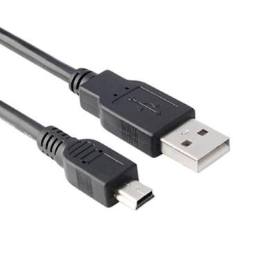 Imagem de Cabo USB A Macho x mini 5 Pinos de 1,50 metros pontas niquelada - Winc