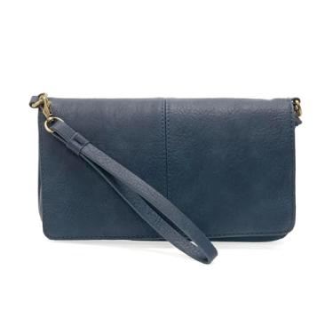 Imagem de Joy Susan Bolsa feminina fashion Everly Organizer Flap Crossbody, Azul-marinho brilhante