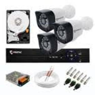 Imagem de Kit JL Protec 3 Câmeras Bullet 1080p 1020A + DVR 7004A 5x1 - Jlprotec