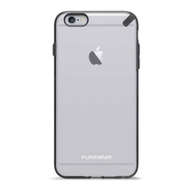 Imagem de Capa para iPhone 6 Plus / 6s Plus, Transparente, Bordas Pretas, Slim Shell PureGear