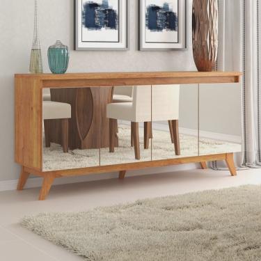 Imagem de Buffet Aparador 4 Portas Espelhado Armani Espresso Móveis