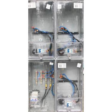 Imagem de Caixa De Luz Enel Para 3 Medidores Cabo 25Mm Visor Lateral
