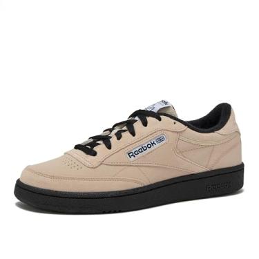 Imagem de Reebok Club C 85 Tênis masculino, moda casual, tapioca/preto/branco, 34