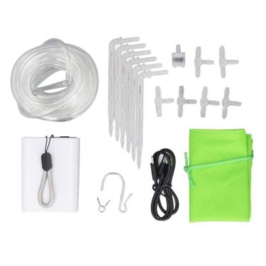 Imagem de de rega automático de baixo ruído de ruído Digital Programável Timer de Água Automático Drip Kit de Irrigação para 6 Plantas em vasos de plantas de estufa interna ABS PC Material