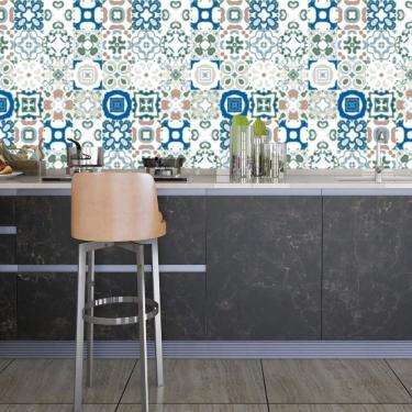 Imagem de Papel De Parede Adesivo Lavável Cozinha 3 metros