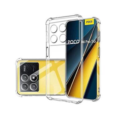 Imagem de Case Capa Capinha Anti Impacto TPU Transparente Para Poco X6 Pro 5 G -
