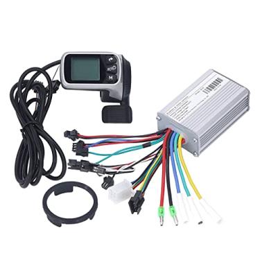 Imagem de Electric Bike Controller Kit High Performance Brushless Motor Controller com LCD Panel e Thumb Throttle para bicicleta elétrica Scooter Repair Parts ABS Aluminum Alloy 86x53x30mm