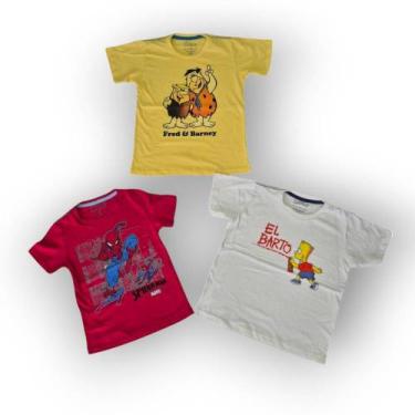 Imagem de Camiseta Infantil Personagens Sortidas  Menino - Unidade - GTMax Shop 