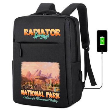 Imagem de Mochila USB Infantil Carros Com Estampa Colorida Para Escola Trabalho 