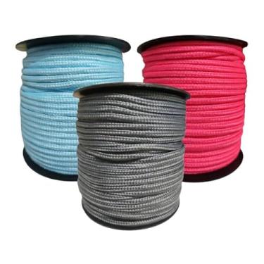 Imagem de Cordão Danitex Poliéster Trançado, 4mm, 50m, Colorido, 220g