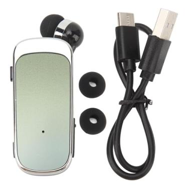 Imagem de Pedços Bluetooth retráteis Qanyegn, clipe de fone de ouvido sem fio, fones de ouvido esportivos confortáveis ​​para condução esportiva ao ar livre (Gradient Green)