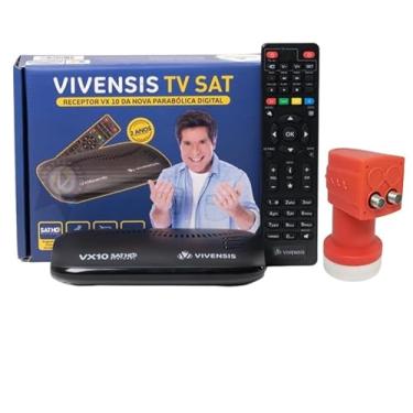 Imagem de Receptor VX10 Vivensis + LNBF Duplo Vivensis