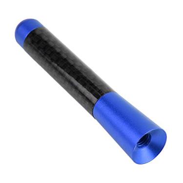 Imagem de Antena de Carro CF Antena CF Aérea Curta, Ajuste Universal para Substituição Ideal para Pregos para, (Azul)