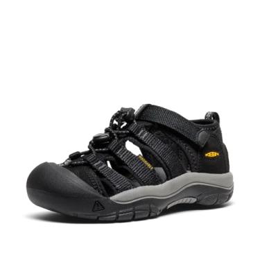 Imagem de KEEN Sandália infantil unissex Newport H2 com bico fechado, Preto/amarelo (Keen), 10 Little Kid