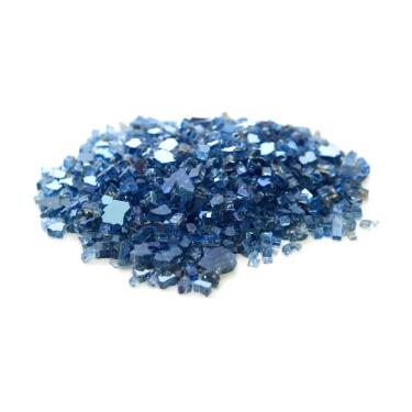 Imagem de Cristal para Lareira a Gás e Etanol Azul Calvert