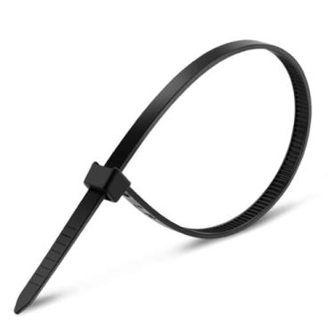 Imagem de Abraçadeira De Nylon Enforca Gato 250mm X 3,6mm Preta 100 Unidades