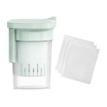 Imagem de Ｂｅｓｇａ Coador de iogurte grego, coador para iogurte seco caseiro, filtro de soja para e leite, Verde