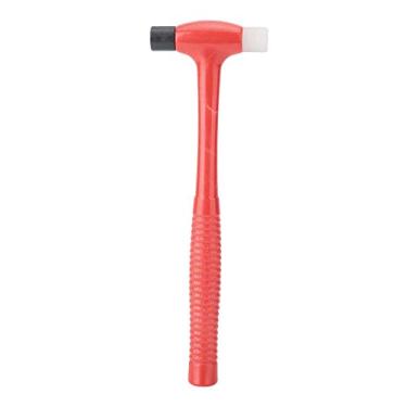 Imagem de Sluffs martelo de borracha marreta mini plástico plástico multifuncional diy lados de dupla face pequeno mini relógio de reparação de manutenção mallet mini plástico
