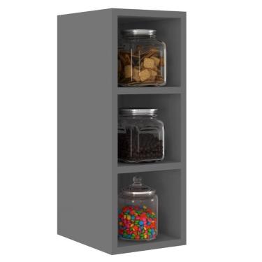 Imagem de Nicho Aéreo Adega Vertical 20cm Pérola Z34 Grafite - Mpozenato