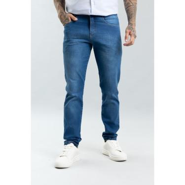 Imagem de Calça Jeans Slim Fit Classica Masculina Lemier Collection-Masculino