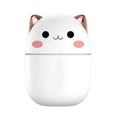 Imagem de Umidificador Gatinho 250ml Difusor Aromático e Climatizador - MinutoBa